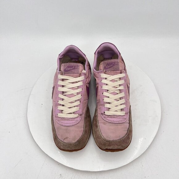 Vintage Nike Training Women Size 8 Light Purple Suede Sneakers Made in Taiwan - Picture 3 of 12